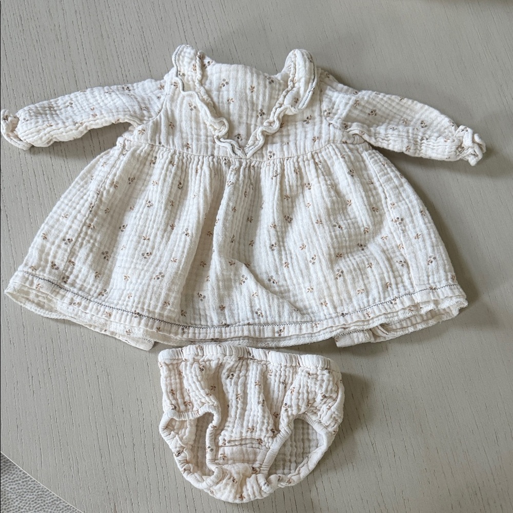 Zara top and bloomers